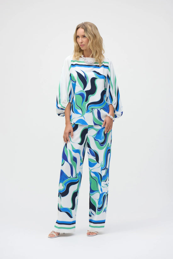 Joseph Ribkoff abstract print top 252085