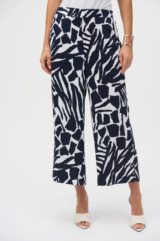 Joseph Ribkoff abstract print crop trousers 252145