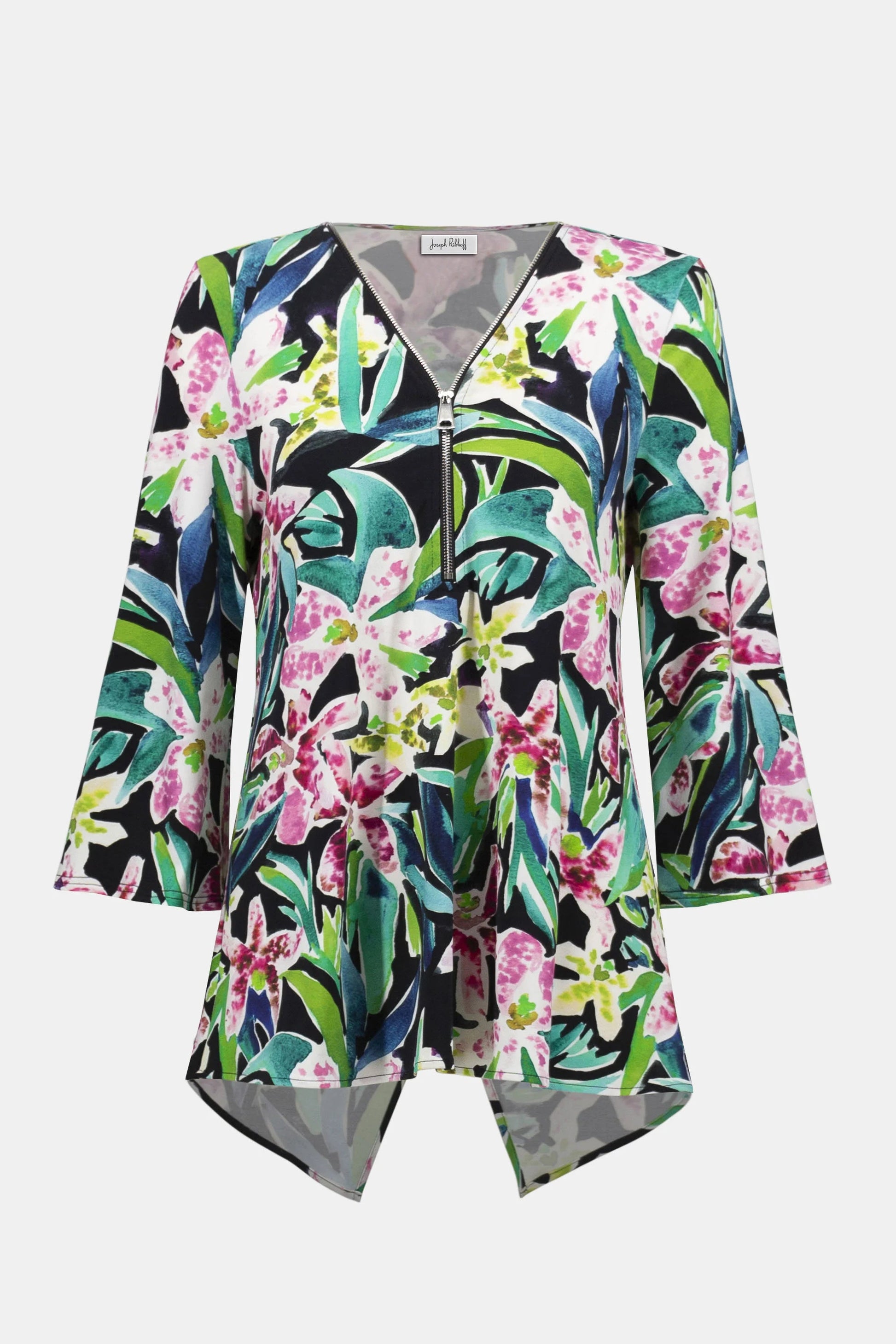 Joseph Ribkoff tropical print tunic 252157