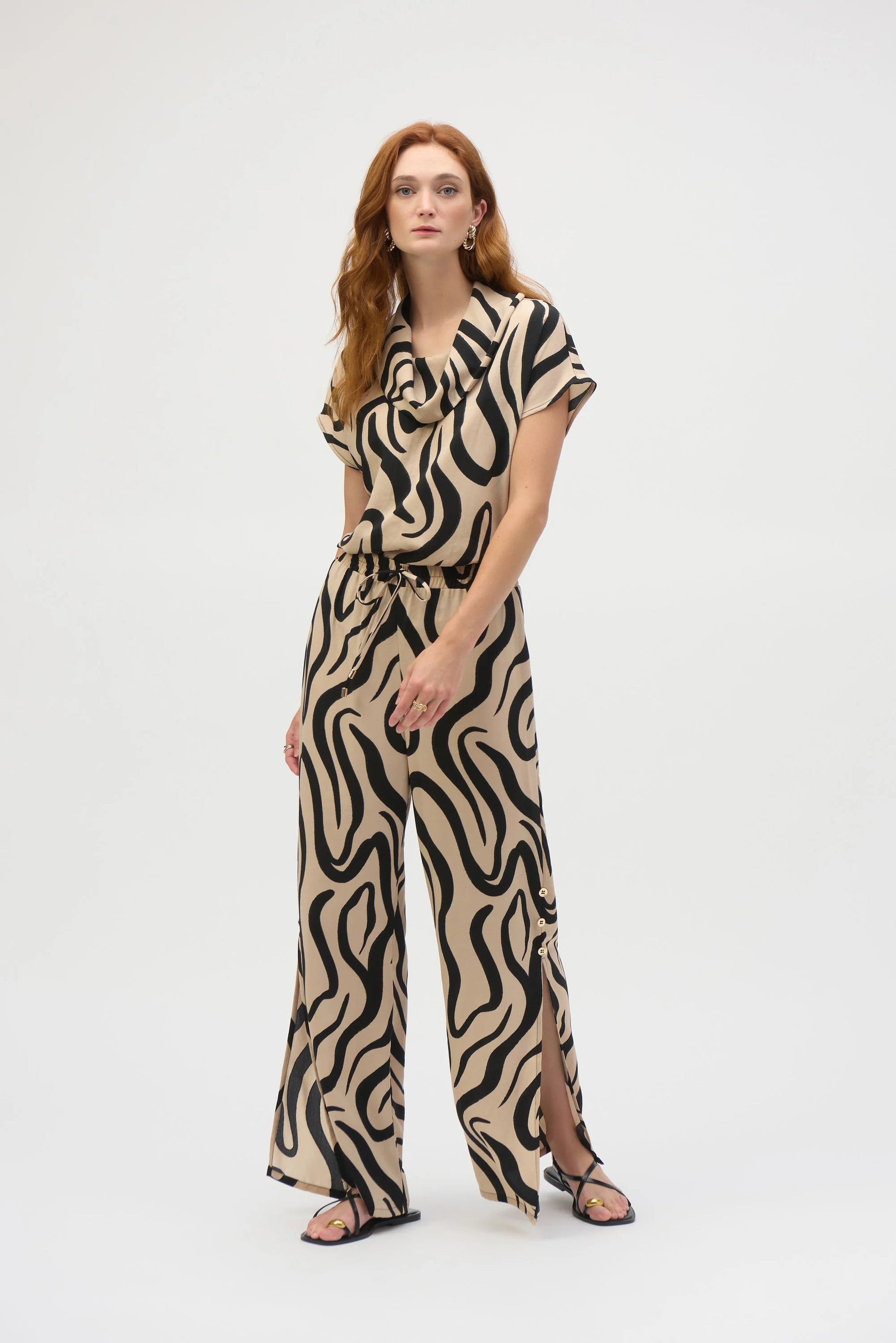 Joseph Ribkoff wide leg trousers 252178