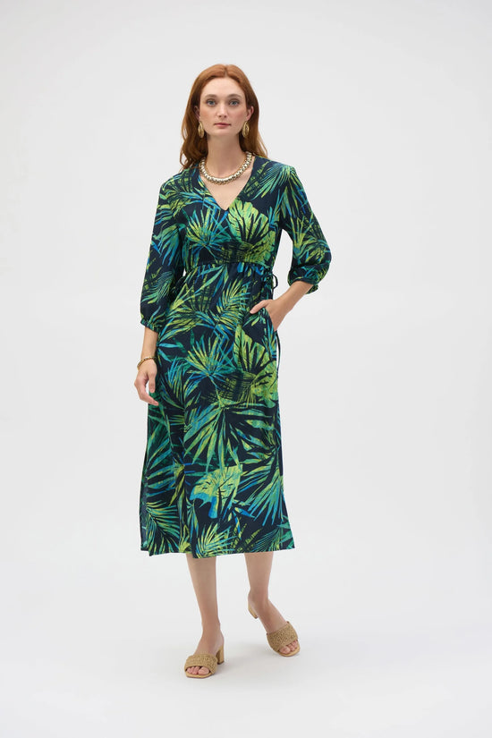 Joseph Ribkoff tropical print dress 252185