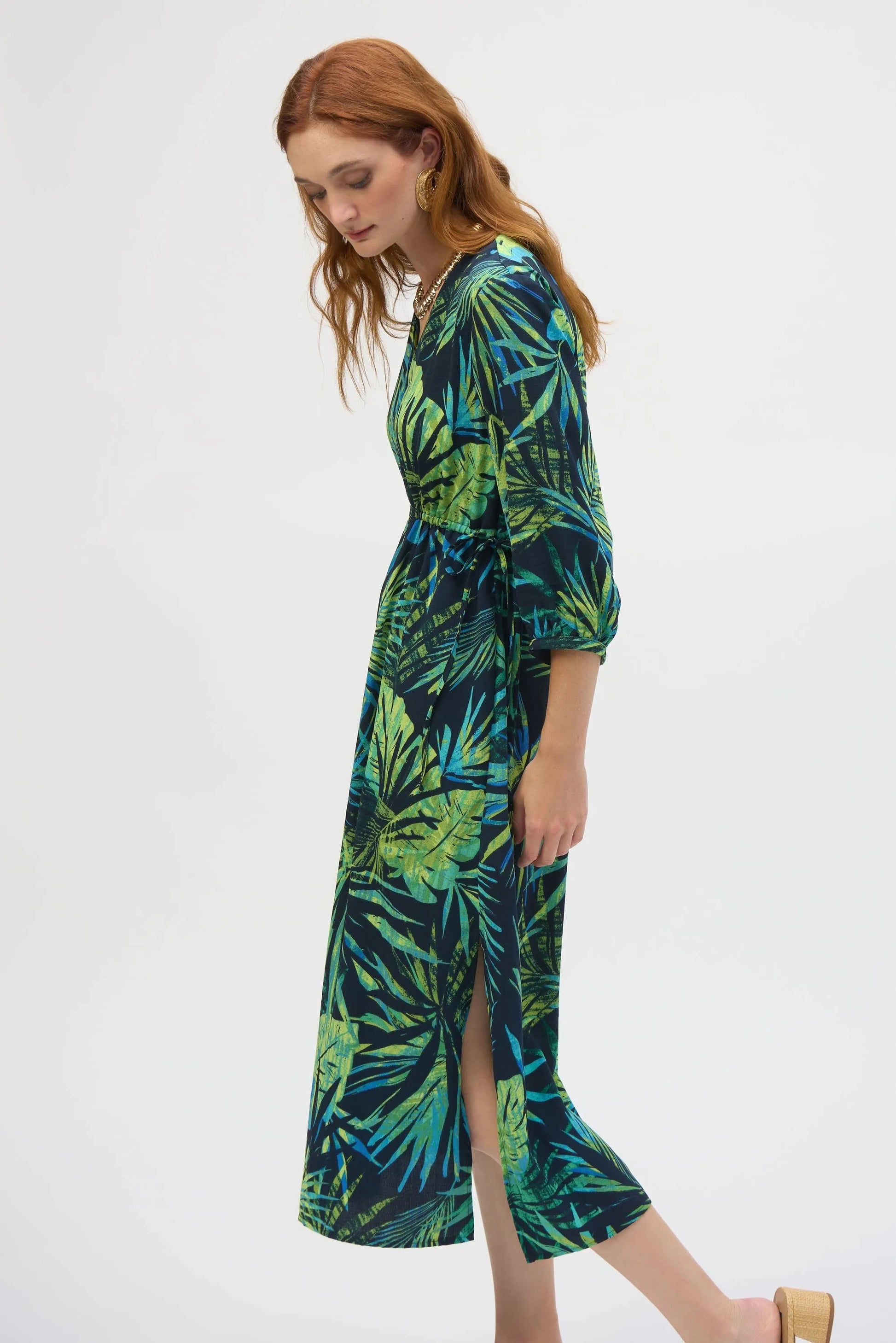 Joseph Ribkoff tropical print dress 252185