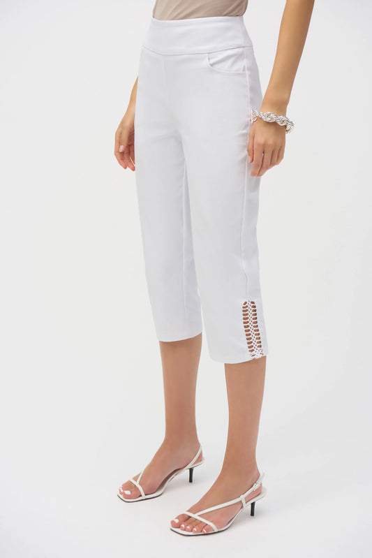 Joseph Ribkoff pull on crop trousers 252192