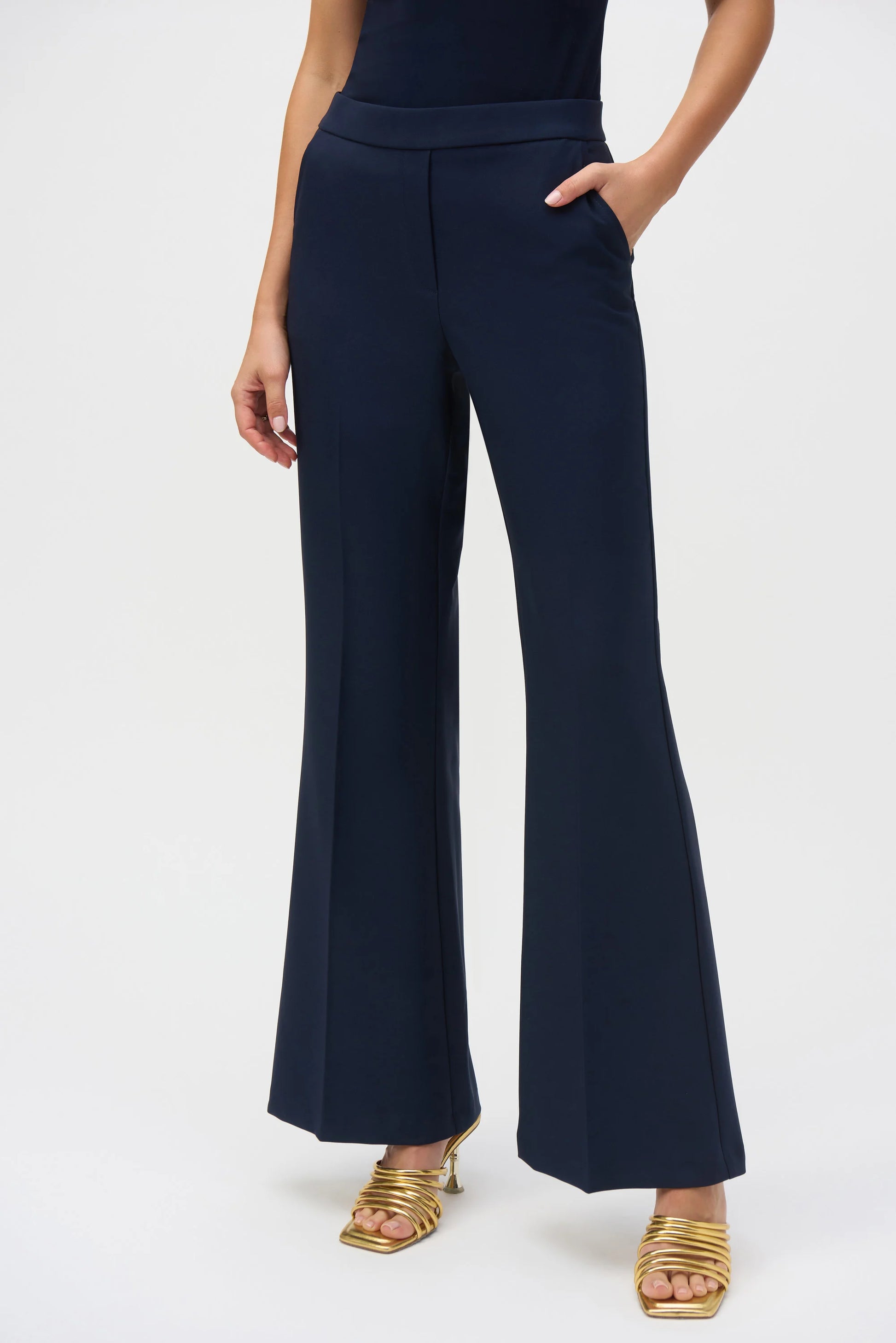 Joseph Ribkoff flared pull on trousers 252226