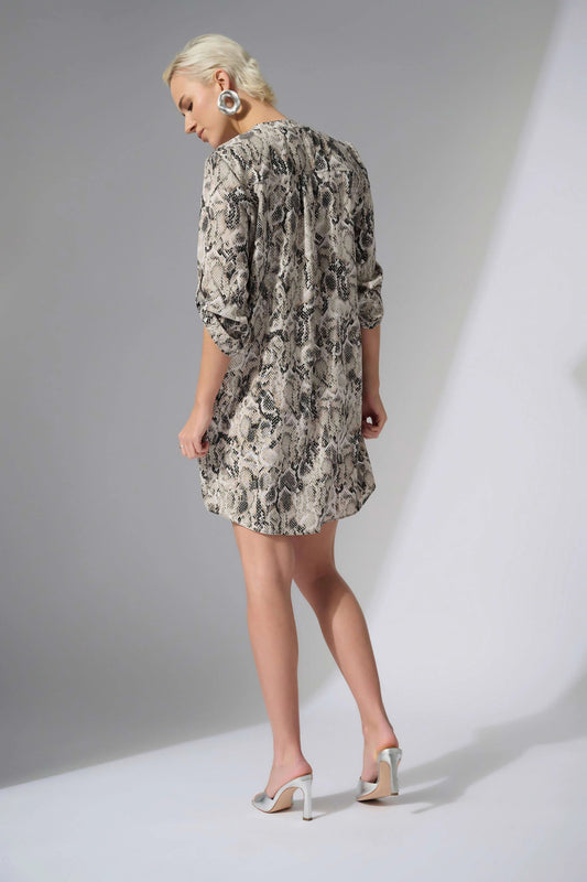 Joseph Ribkoff python print straight dress 252240