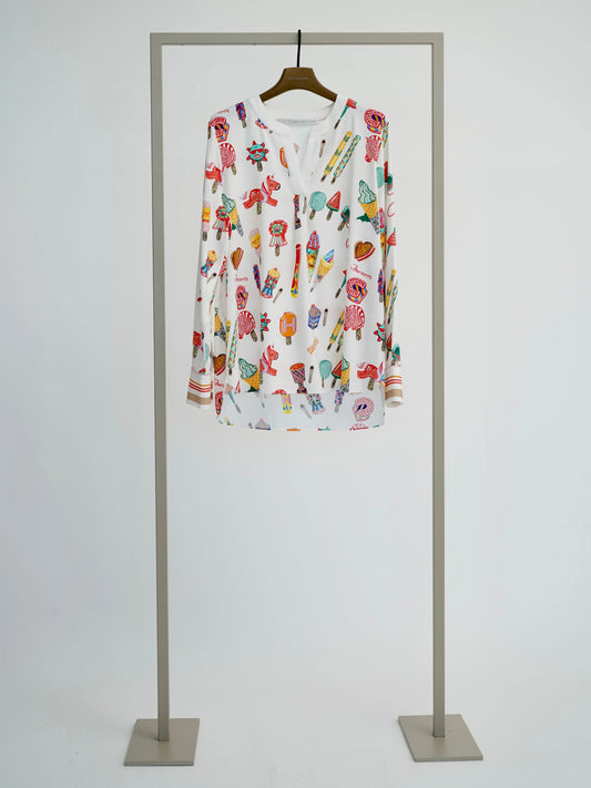 Herzen's Angelgenheit ice cream silk top