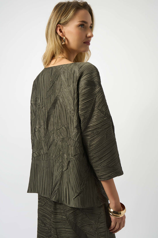 Joseph Ribkoff pleated top 253002