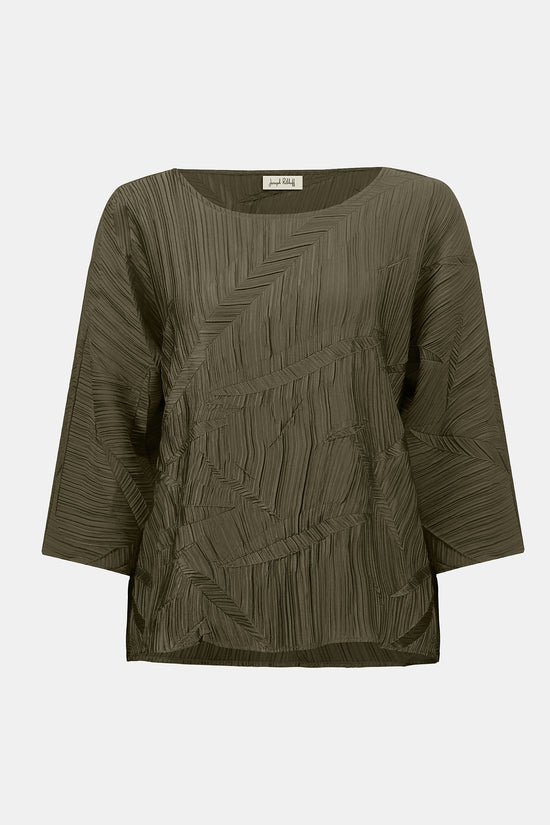 Joseph Ribkoff pleated top 253002