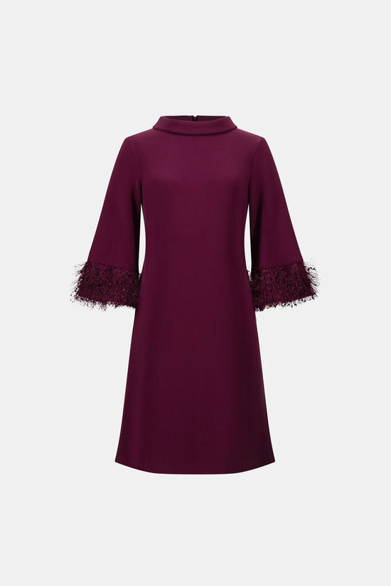 Joseph Ribkoff Berry Silky Knit A-Line Dress