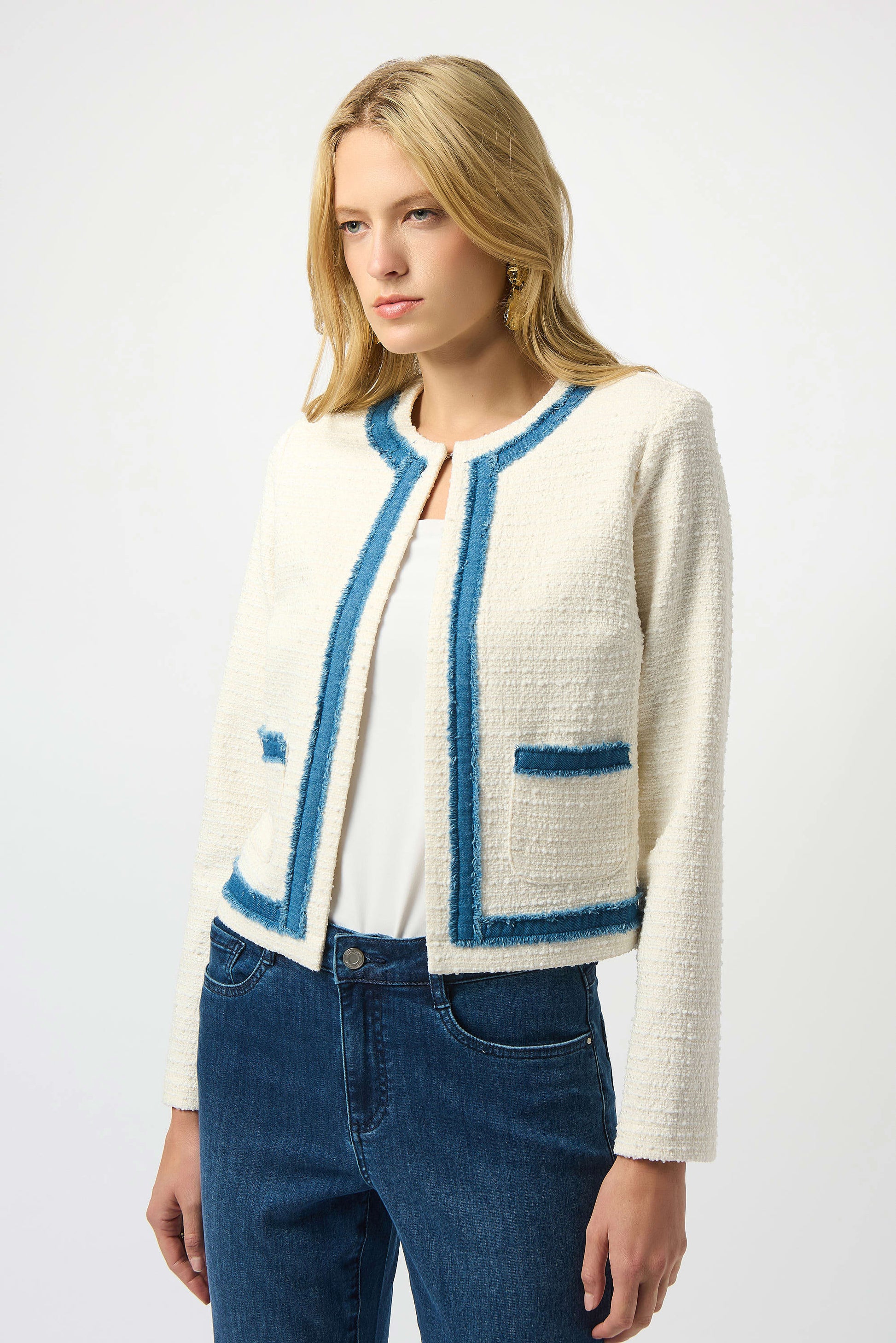 Joseph Ribkoff woven bouclé jacket 253108