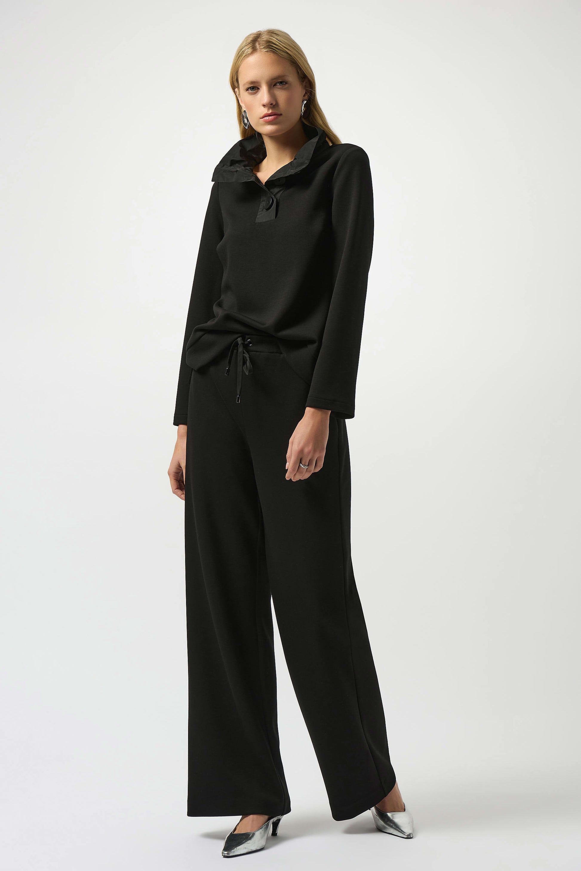 Joseph Ribkoff pull on wide leg trousers 253136