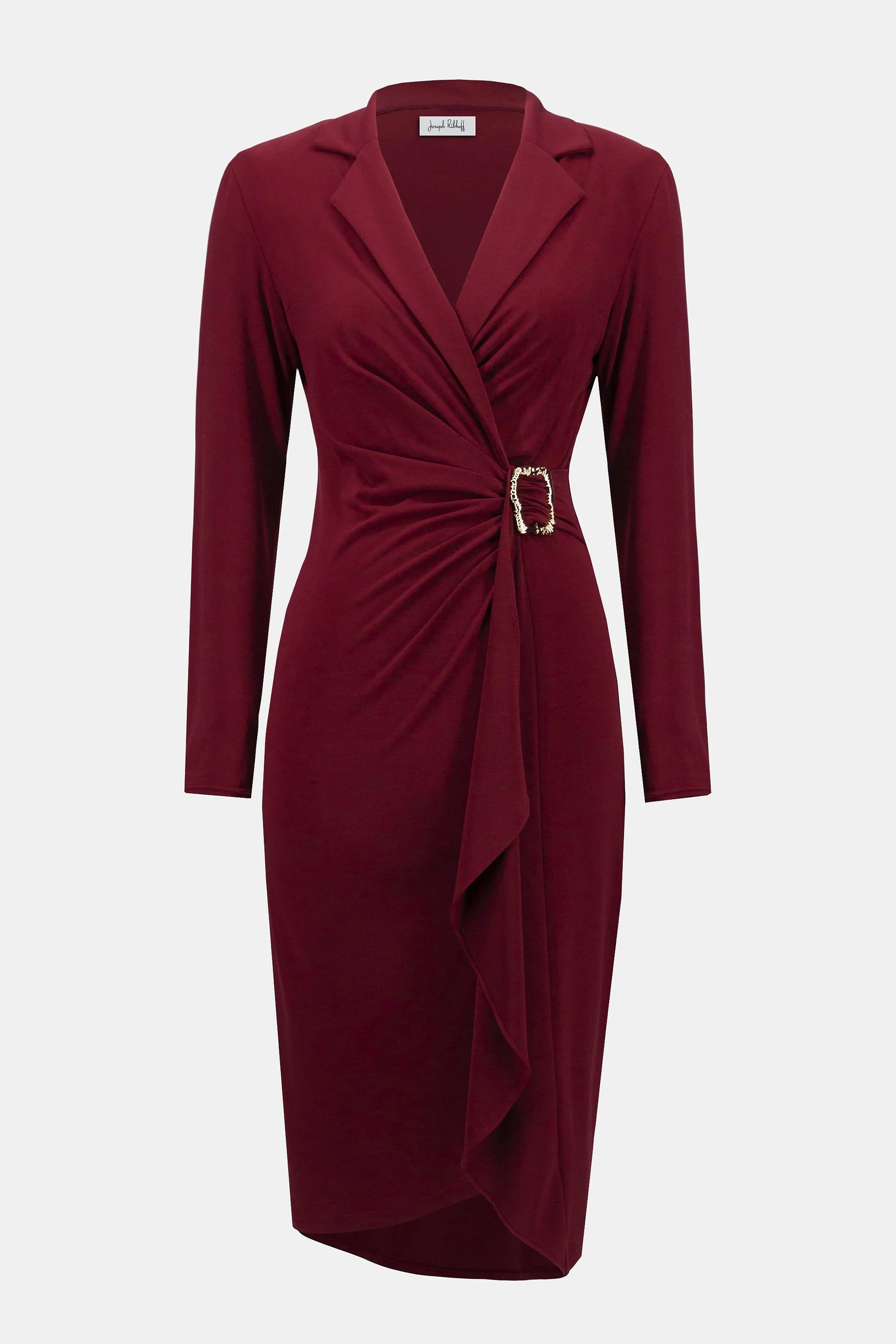 Joseph Ribkoff moss crepe wrap dress 253145