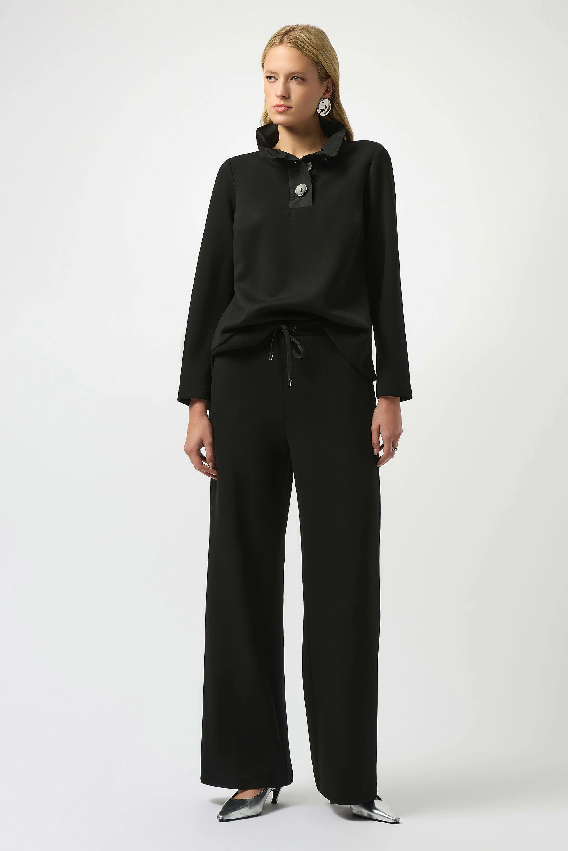 Joseph Ribkoff scuba jersey boxy top 253190