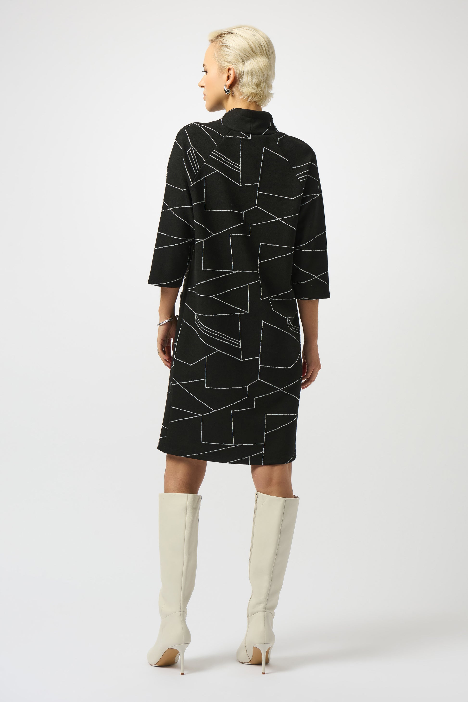 Joseph Ribkoff abstract print dress 253197