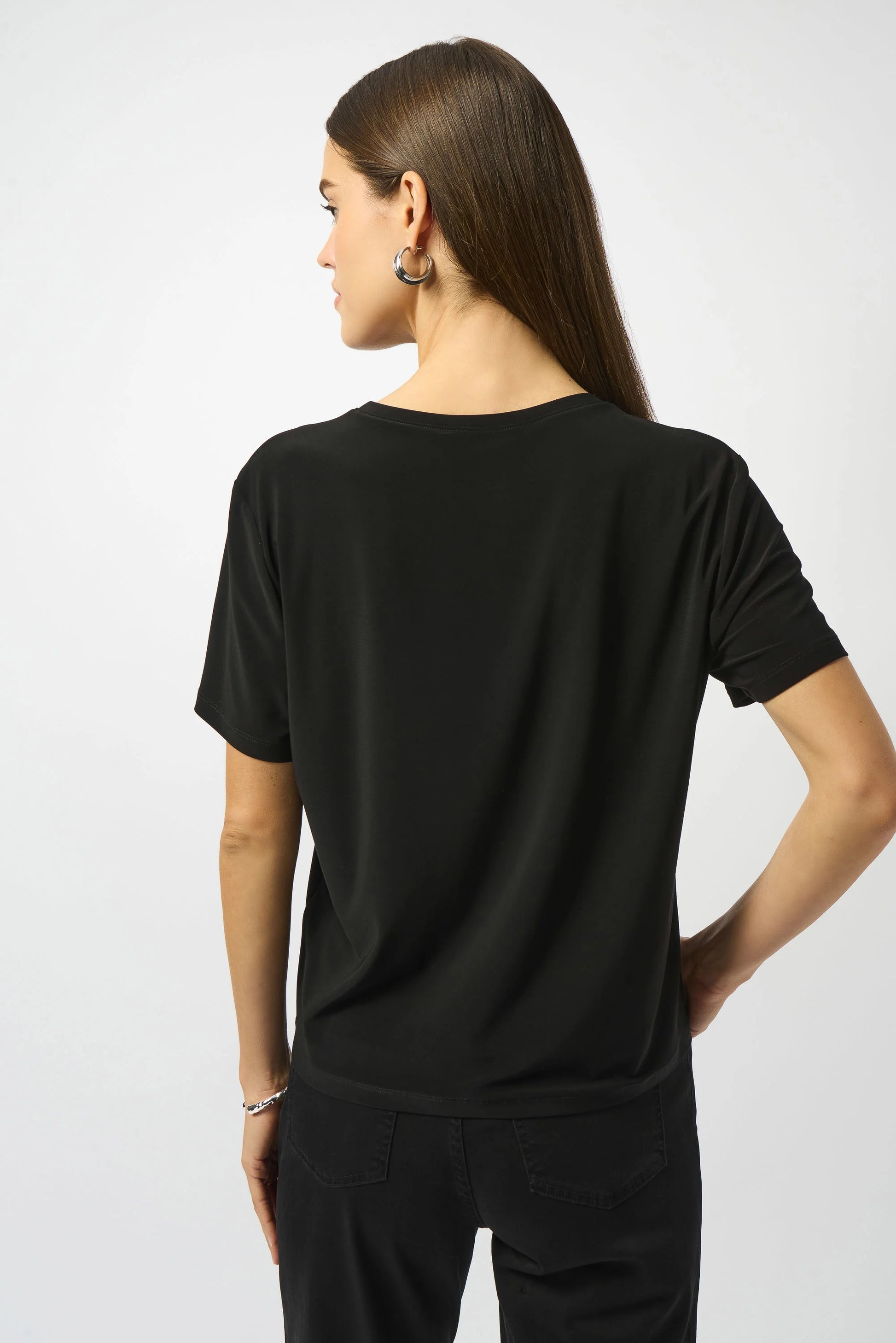 Joseph Ribkoff embellished boxy top 253203