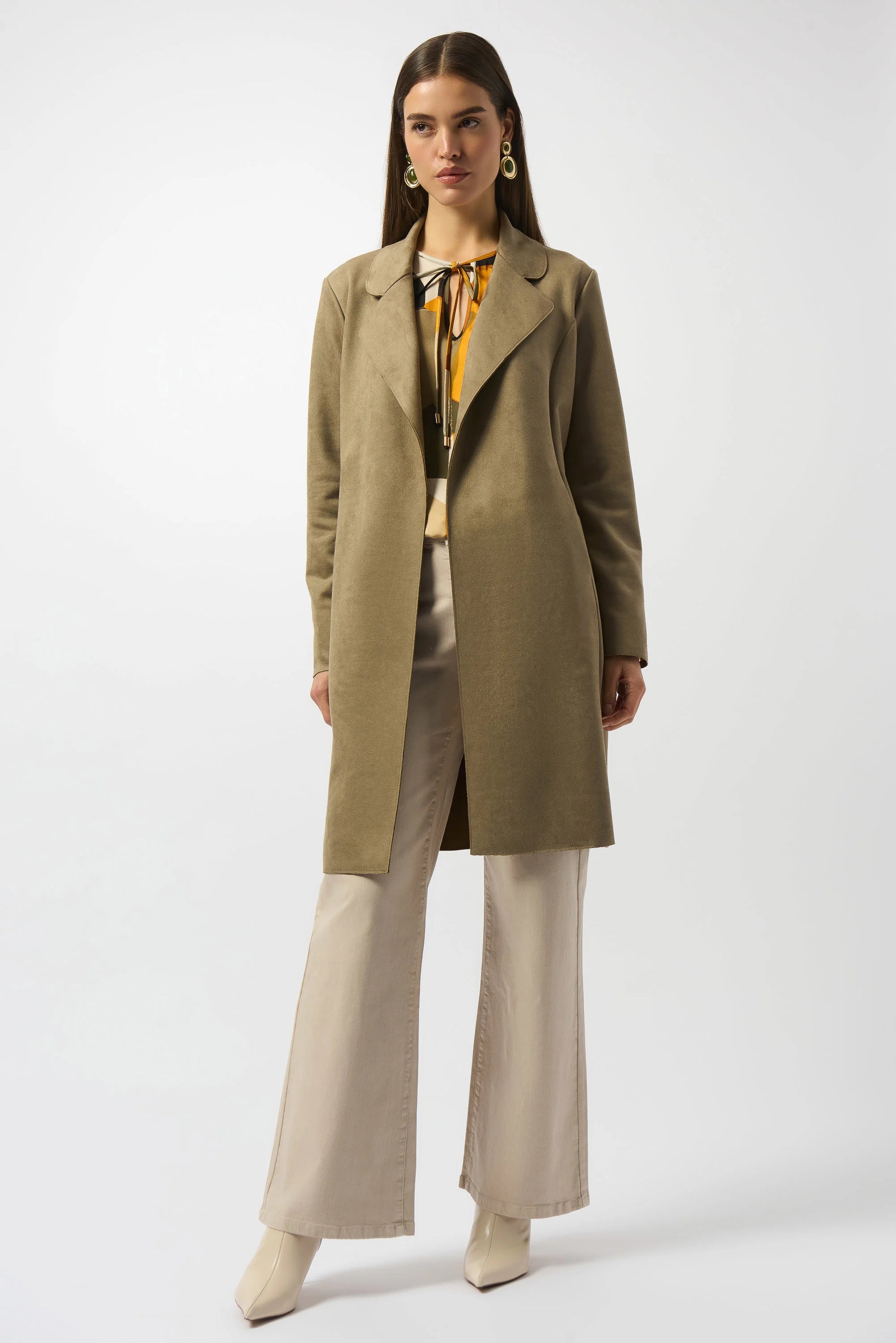 Joseph Ribkoff faux suede coat 253252