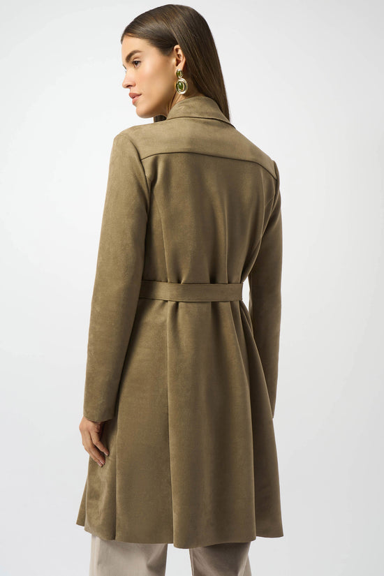 Joseph Ribkoff faux suede coat 253252