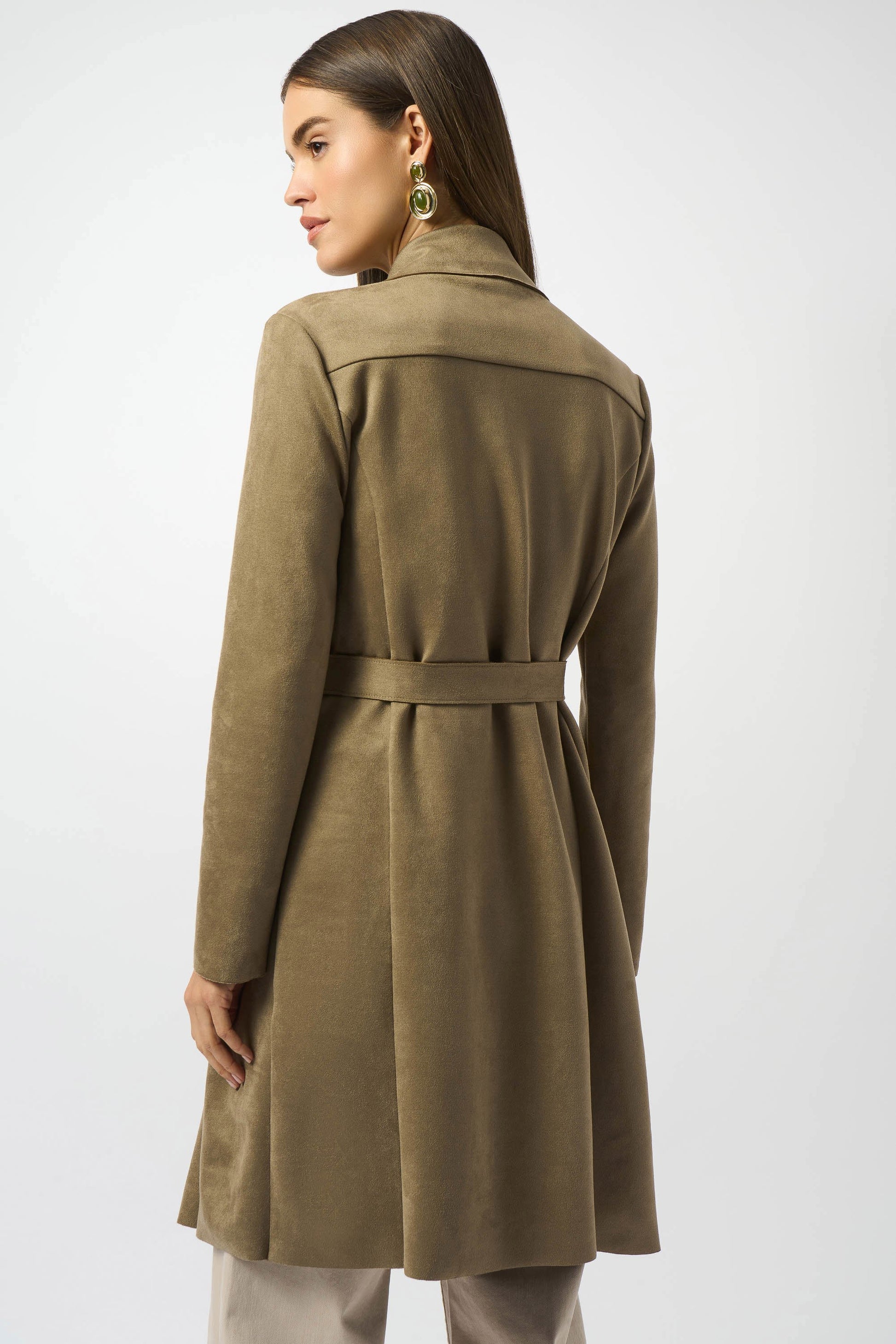 Joseph Ribkoff faux suede coat 253252