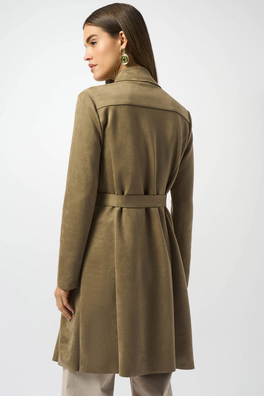 Joseph Ribkoff faux suede coat 253252