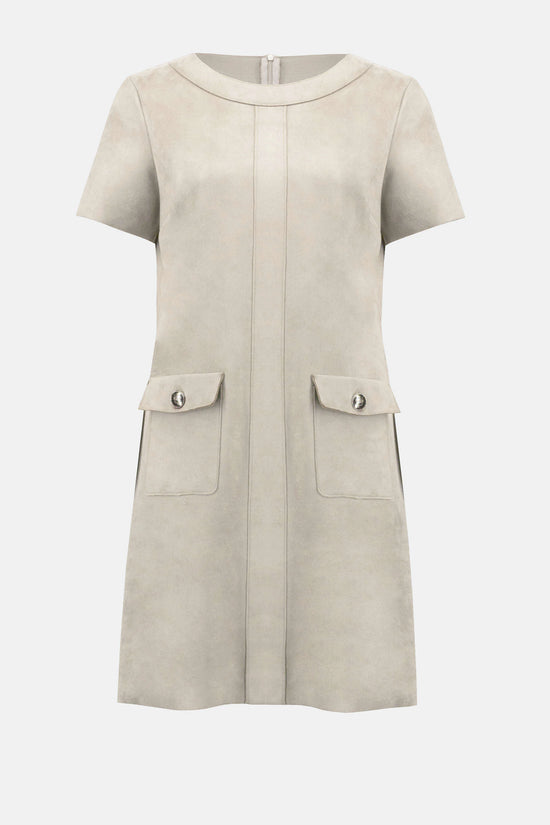 Joseph Ribkoff faux suede shift dress 253280