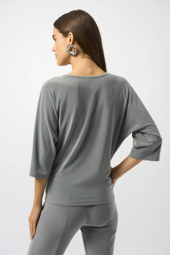 Joseph Ribkoff knot detail boxy top 253304
