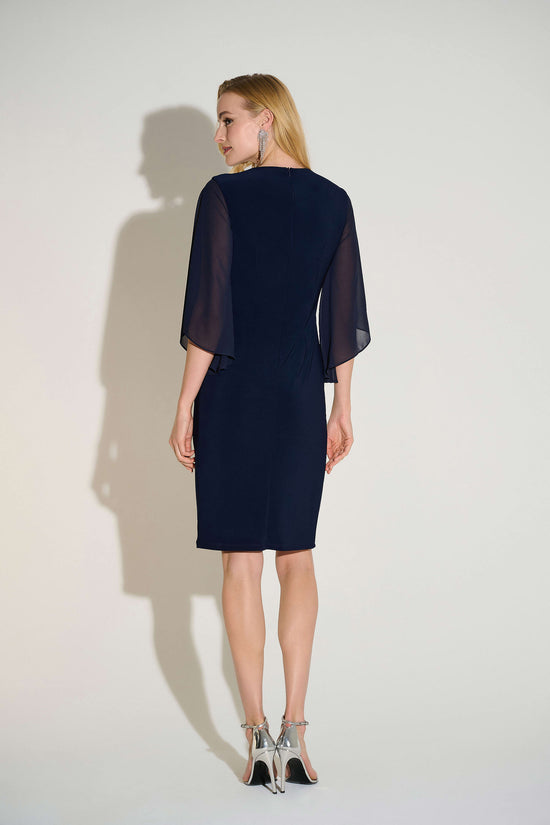 Joseph Ribkoff chiffon sheath dress 253728