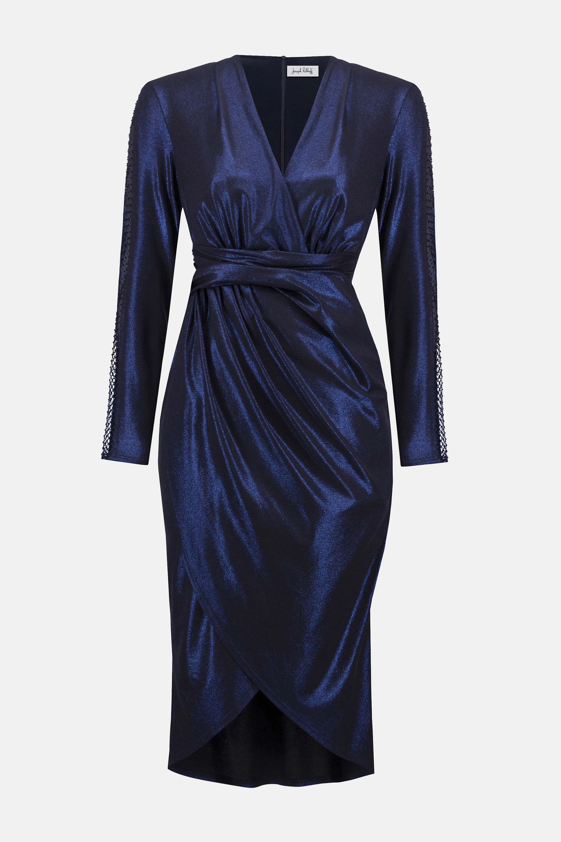 Joseph Ribkoff foiled knit wrap dress 253742