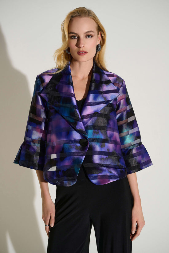 Joseph Ribkoff abstract print swing jacket 253745