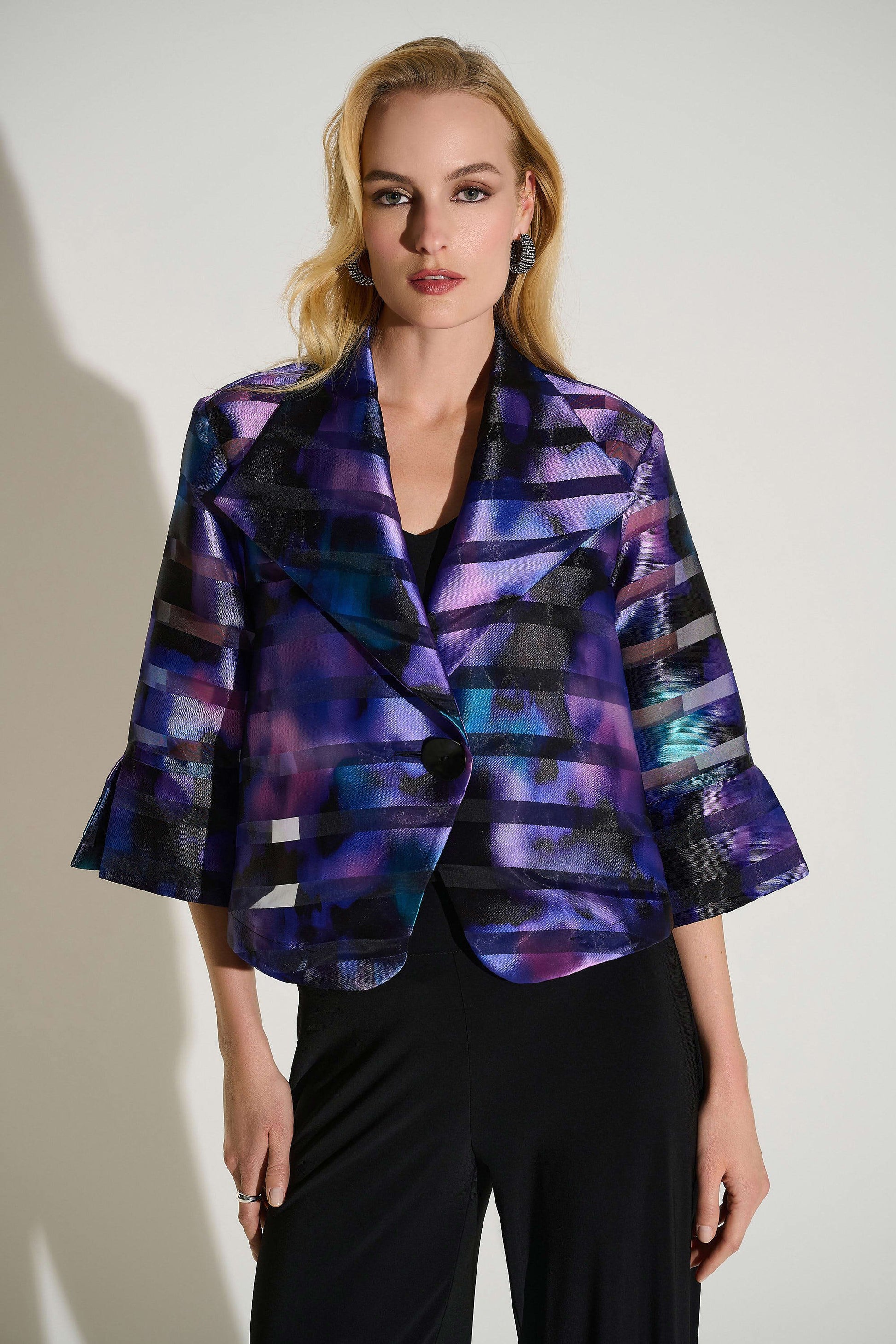 Joseph Ribkoff abstract print swing jacket 253745