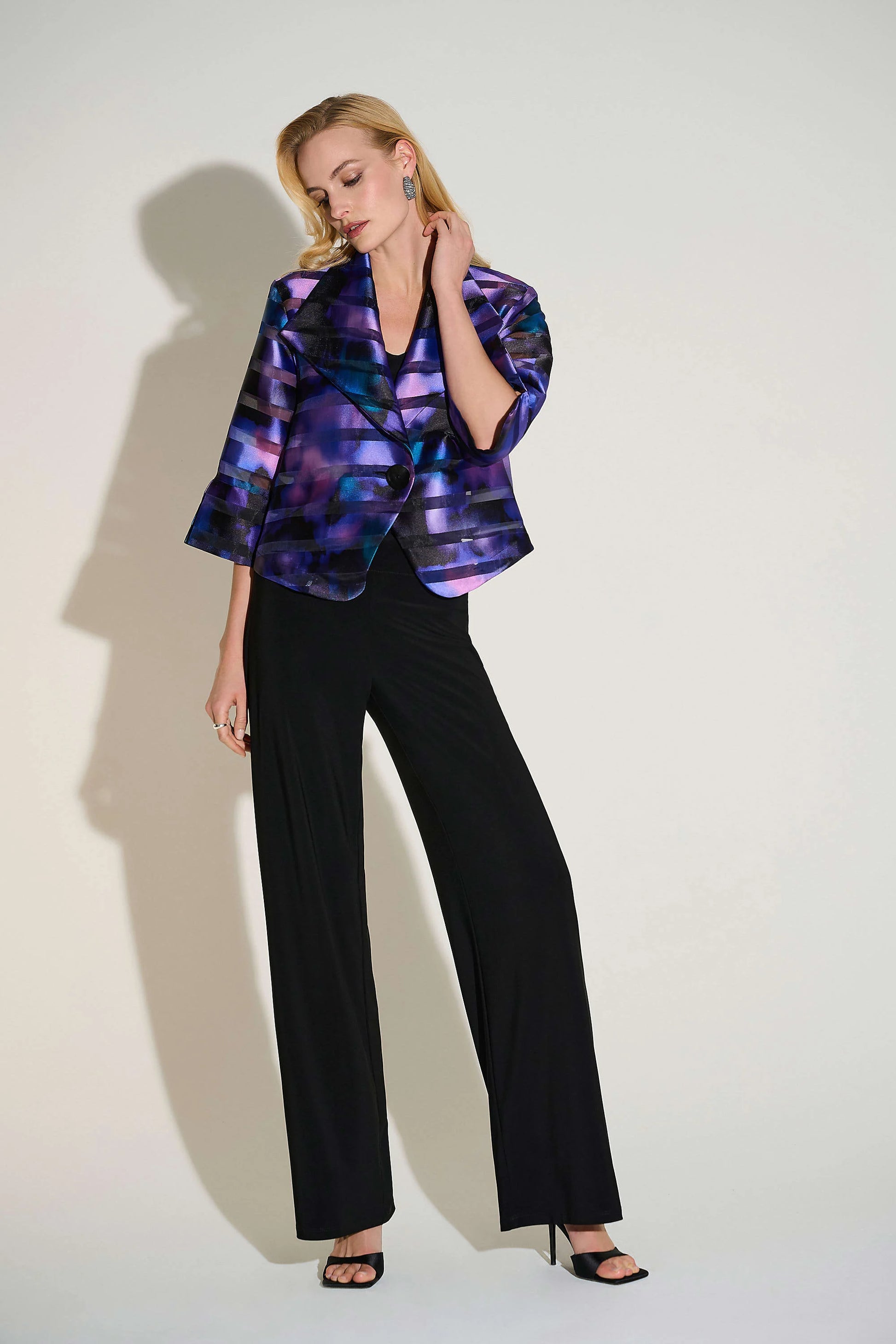 Joseph Ribkoff abstract print swing jacket 253745