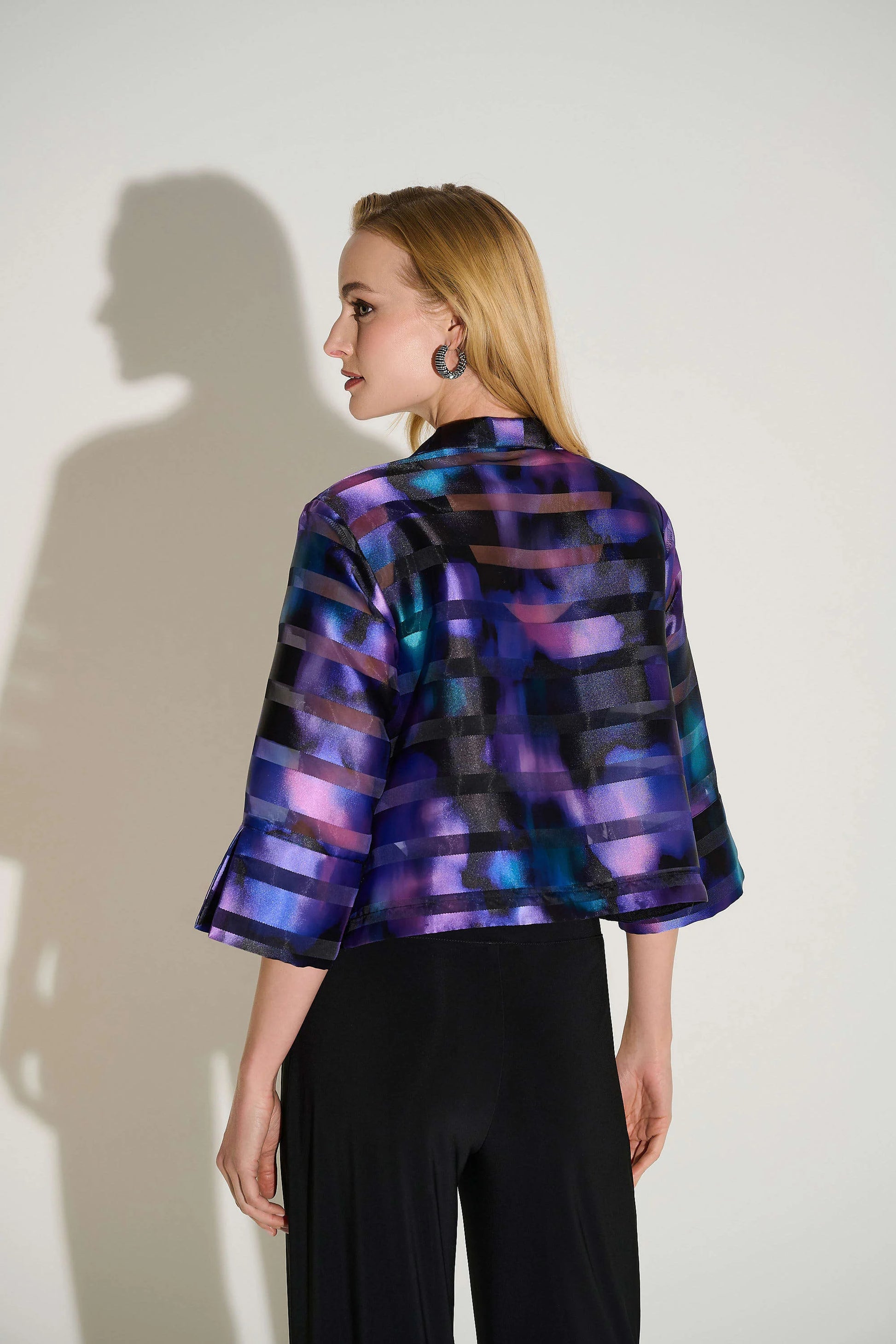Joseph Ribkoff abstract print swing jacket 253745