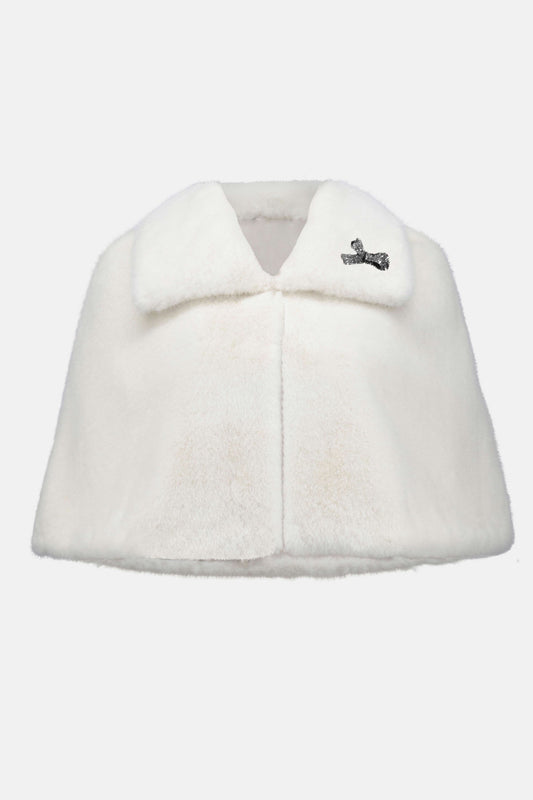 Joseph Ribkoff faux fur cover up