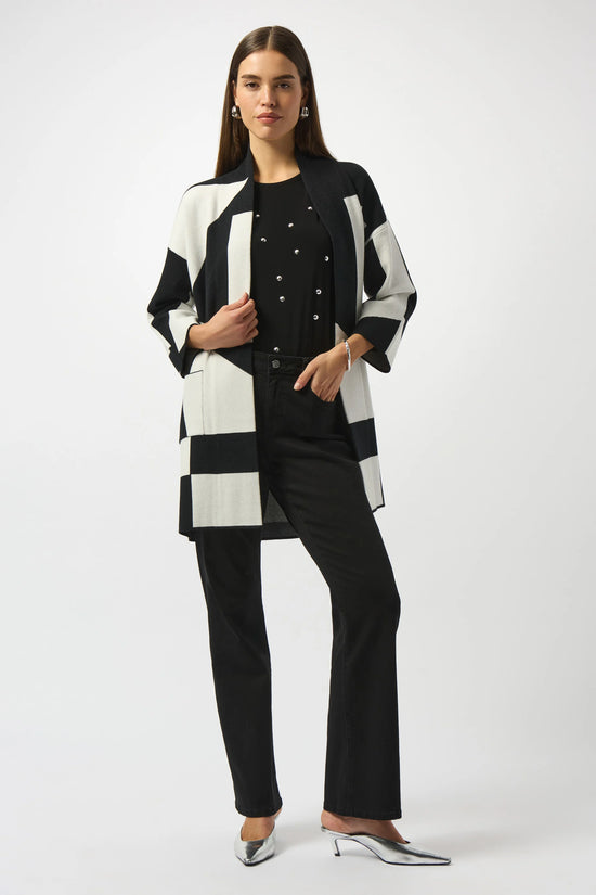 Joseph Ribkoff colour block cardigan 253901