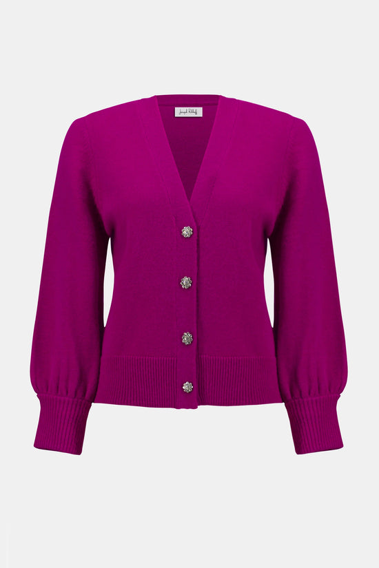 Joseph Ribkoff puff sleeve cardigan 253906