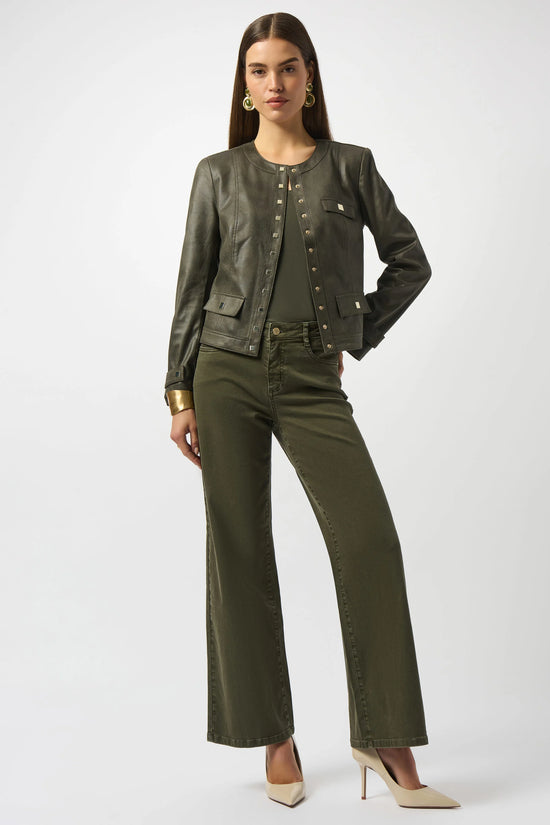 Joseph Ribkoff faux suede fitted jacket 253935