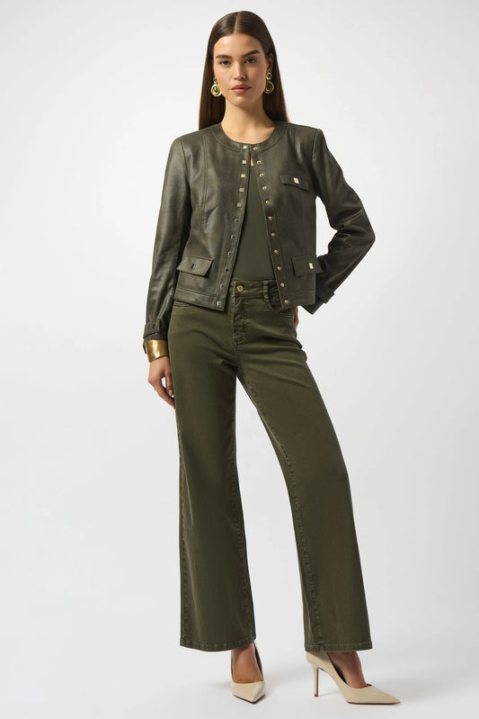 Joseph Ribkoff faux suede fitted jacket 253935