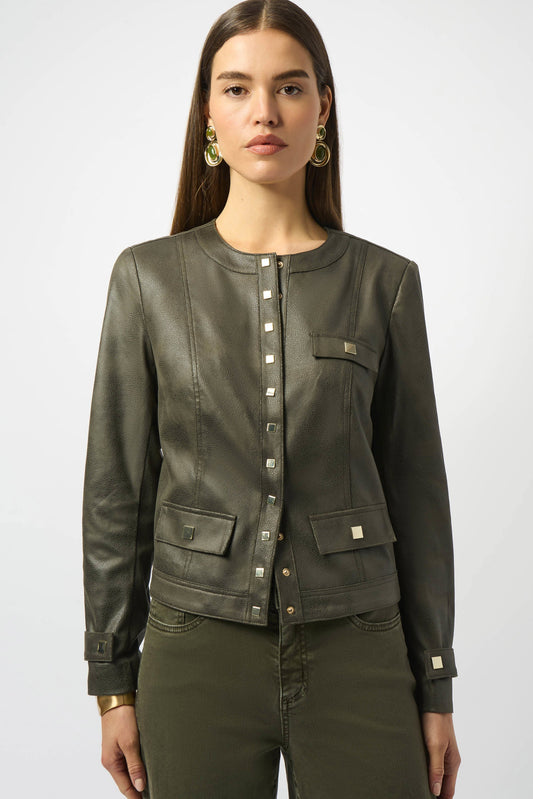 Joseph Ribkoff faux suede fitted jacket 253935