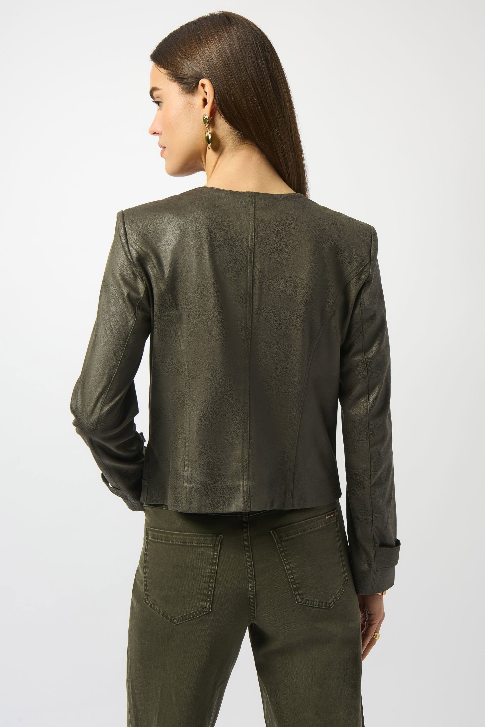 Joseph Ribkoff faux suede fitted jacket 253935