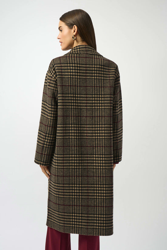 Joseph Ribkoff double faced check coat 253946