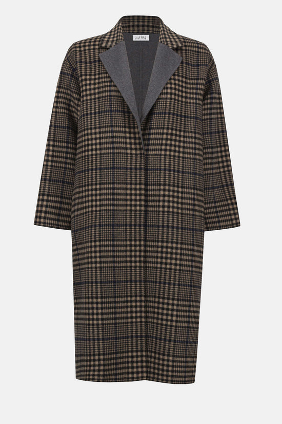 Joseph Ribkoff double faced check coat 253946