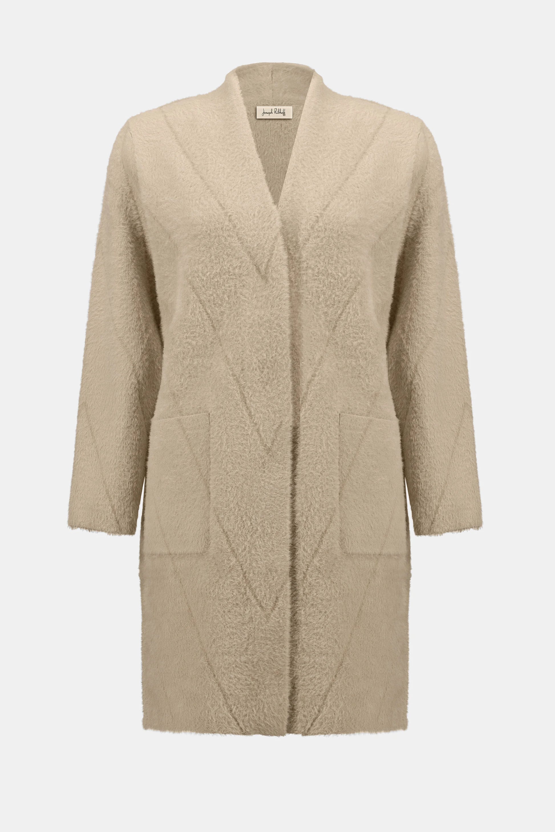 Joseph Ribkoff feather yarn knit coat 253955