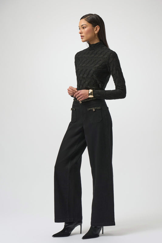 Joseph Ribkoff textured fitted top 254128