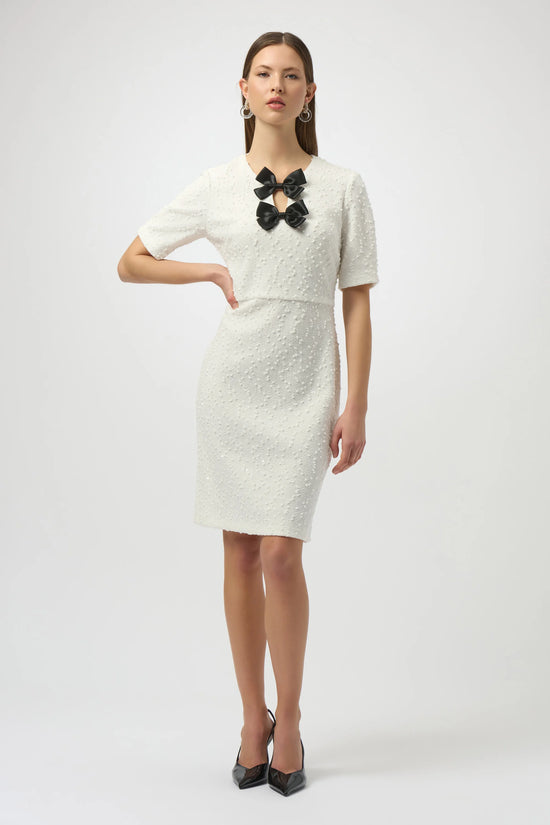 Joseph Ribkoff bow detail shift dress 254177
