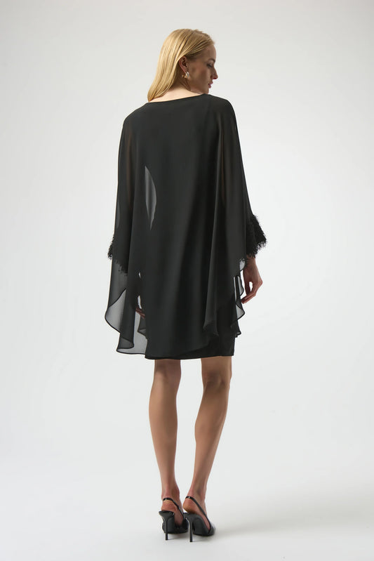 Joseph Ribkoff chiffon layered dress 254186