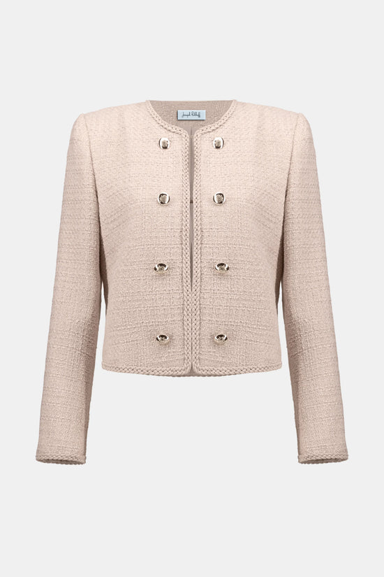Joseph Ribkoff bouclé collarless jacket 254903