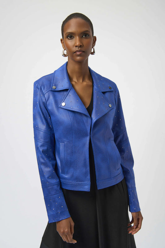 Joseph Ribkoff faux suede fitted jacket 254904