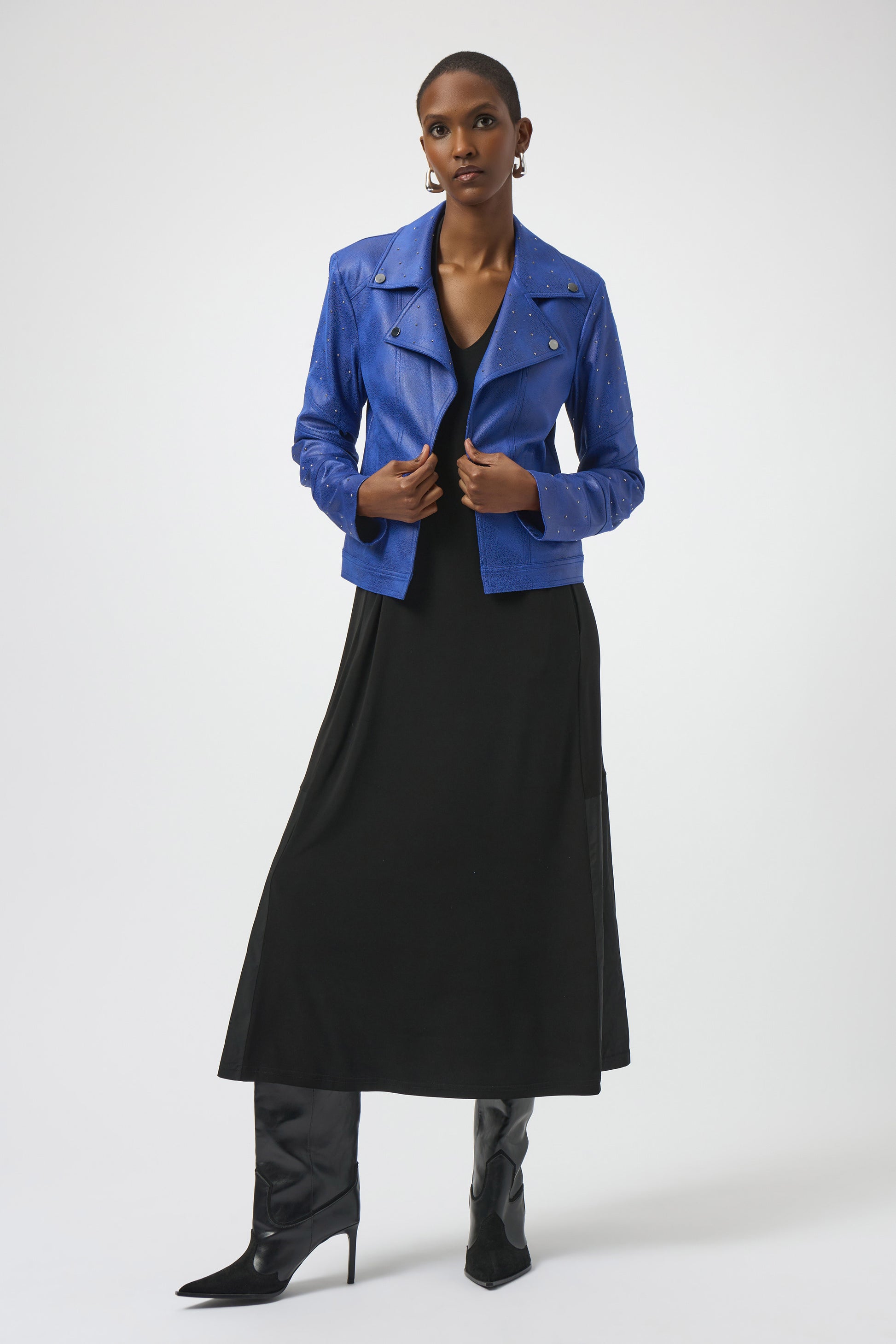 Joseph Ribkoff faux suede fitted jacket 254904