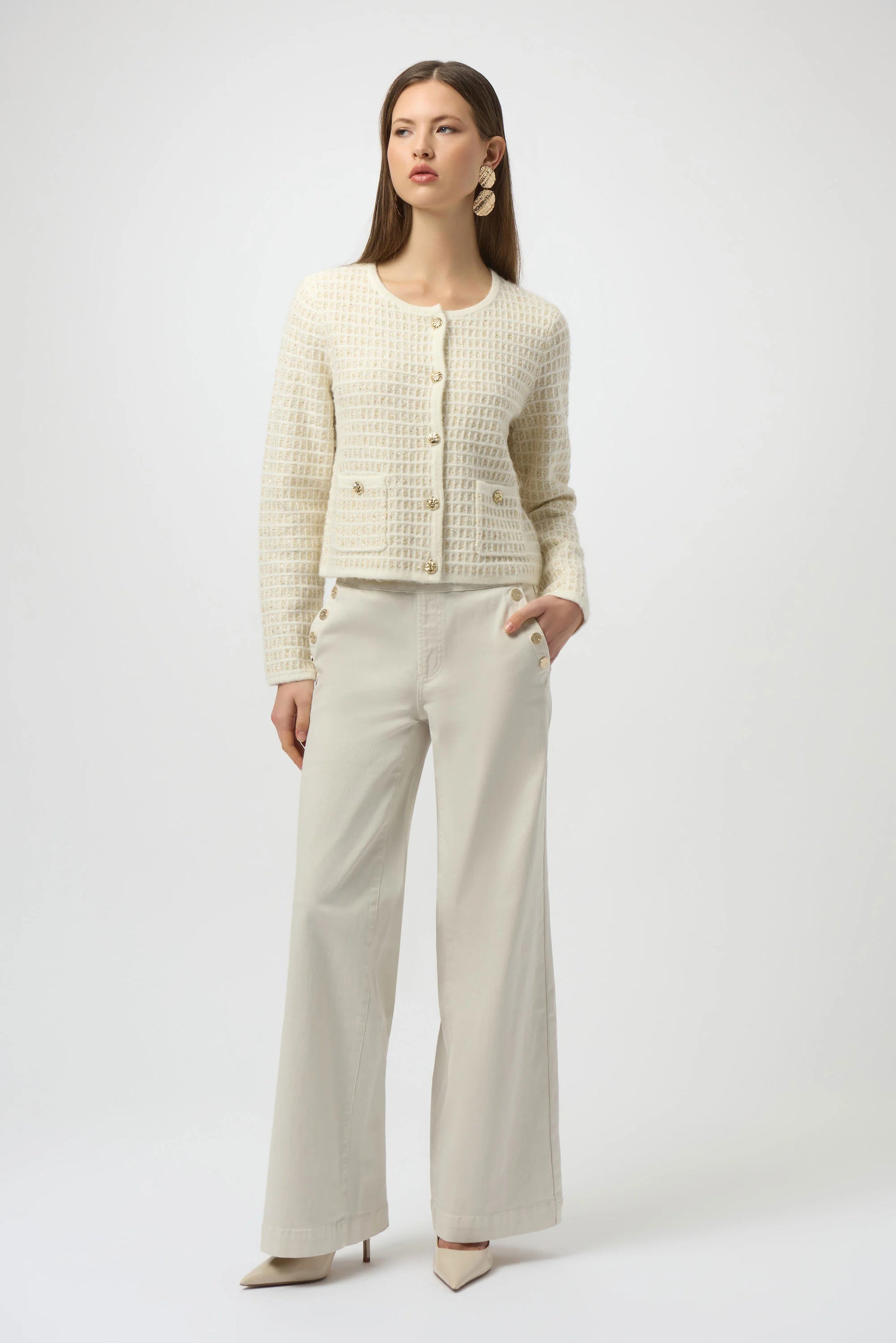 Joseph Ribkoff pull on wide leg jeans 254919
