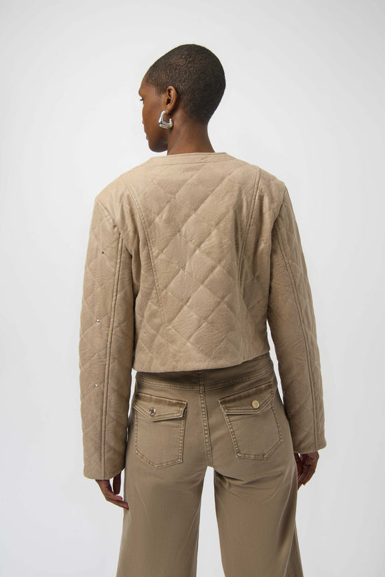 Joseph Ribkoff foiled faux suede jacket 254929
