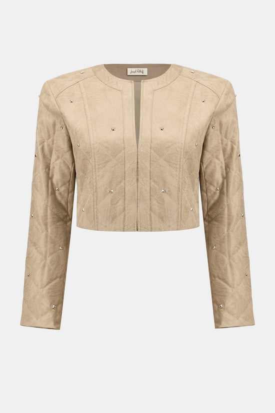 Joseph Ribkoff foiled faux suede jacket 254929
